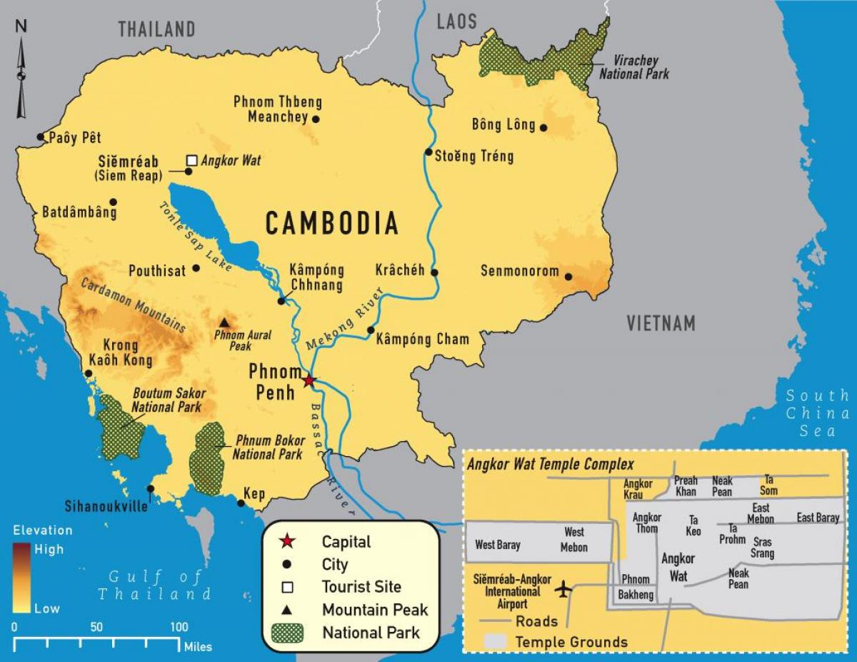 angkor karta Kambodja